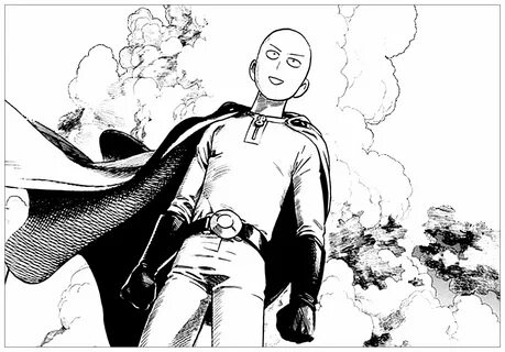 One Punch Man Coloring Pages Mclarenweightliftingenquiry