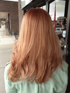 GOING FOR IT: Spring Rose Gold Strawberry blonde hair color,