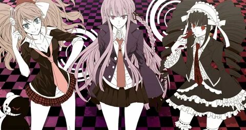 Dangan-ronpa celestia rudenberk enoshima junko kirigiri kyou