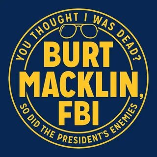 Parks and Recreation Burt Macklin FBI T-Shirt - PopCult Wear