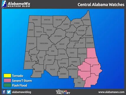 Alabama Weather Update Just After 10:30 p.m.: Second Line of