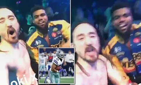 Cowboys running back Ezekiel Elliot partying in Vegas Daily 