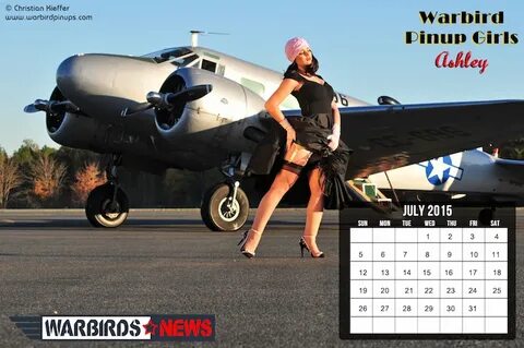July'15 Warbird Pinup Girl Calendar