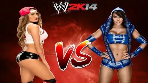 WWE 2K14 Nikki Bella vs Layla - YouTube