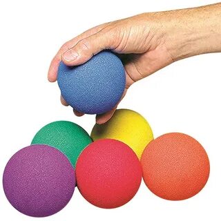 No-Bounce Balls Set of 6 colors