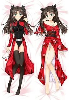 HQHQH Fate Tohsaka Rin Anime Pillow Double-Side Cover 1 year
