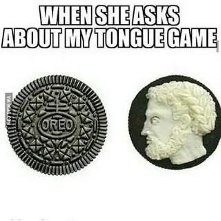 That tongue game - 9GAG