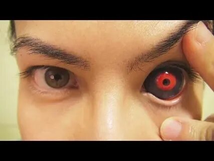 How to: Insert And Remove Tokyo Ghoul Sclera Contact Lenses 