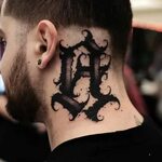 Мужские татуировки на шее со смыслом (68 фото)