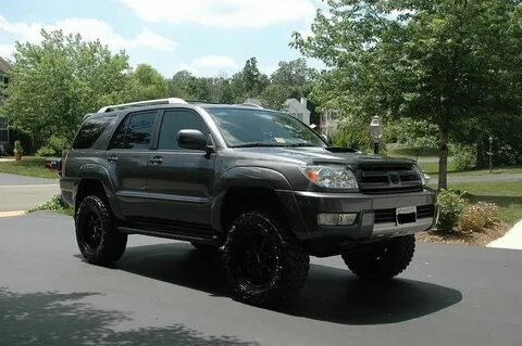 AWESOME 4RUNNER, GALACTIC GREY, BLK. POWDERCOATED TRD 18x9 r