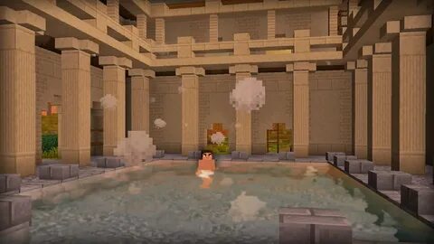 Roman Bathhouse! Minecraft 1.14 Vanilla Survival - YouTube