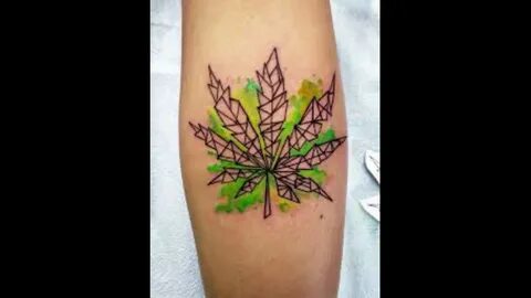 50 Pot Leaf Tattoo Designs & Ideas - YouTube