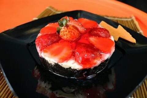 Free Images : dish, ingredient, strawberries, dessert, straw