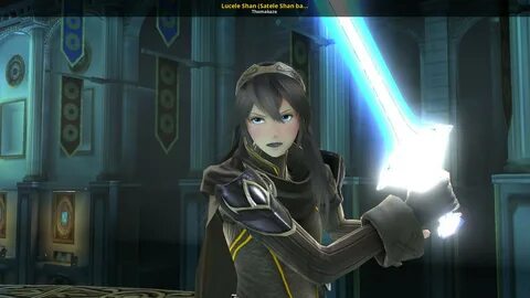 Lucele Shan (Satele Shan based Lucina) Super Smash Bros. (Wi