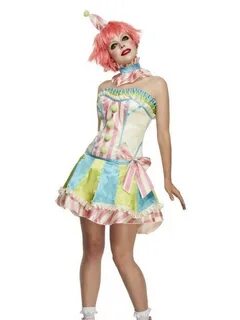 Fever Deluxe Vintage Clown Costume with Corset - 45367 Fever