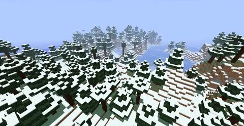 1.5.2) Massive Taiga Surrounded By Ocean! Beautiful! - Seeds