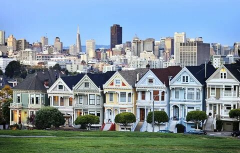 Обои город, Сан-Франциско, San Francisco, full house картинк