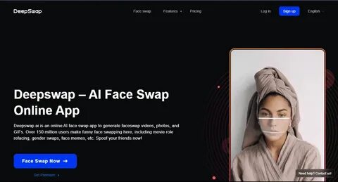 Step 1: Head to Deepswap Website.