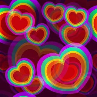 Rainbow Heart Background (39+ images)