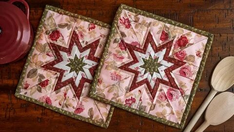 Patchwork Quilted Hot Pad Potholder poverka-center Pot Holde