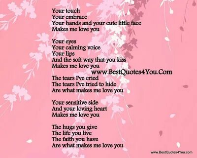 boyfriend+poems Cute Love Quotes for Your Boyfriend Cute lov