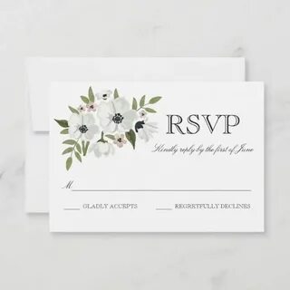 Lovely Floral RSVP Card Rsvp wedding cards, Rsvp card, Weddi