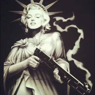 Marilyn/Statue Of Liberty Statue of liberty tattoo, Liberty 