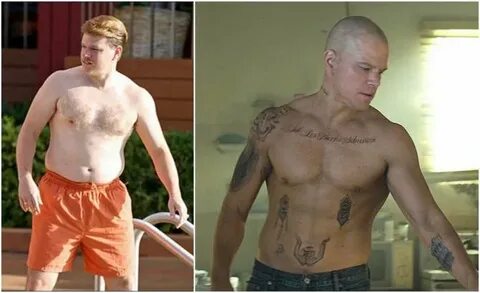 Matt Damon's body transformations Transformation body, Actor