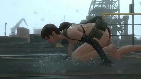 MGS V Quiet shower with Snake - YouTube