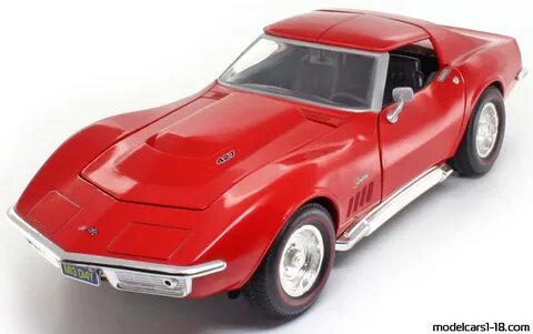 1969 - Chevrolet Corvette ZL1 C3 купе Hot Wheels 1/18 - Дета