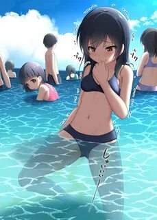 毎 週 お し っ 娘 33)夏 の 海 が 好 き な 女 の 子 (2/2) - Omorashi Artwork 