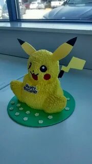 Pokémon Pikachu 3D cake. Made with Wilton 3D Bear pan. Pokem