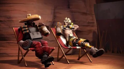 This Overwatch vs. Team Fortress 2 crossover is the coolest 