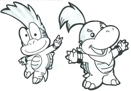 Baby Bowser Coloring Pages Mclarenweightliftingenquiry