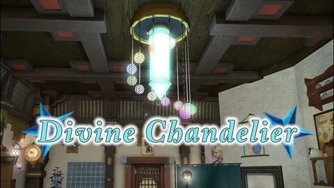 FFXIV: Divine Chandelier - Housing Item - YouTube