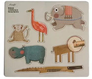 Игровой набор Londji Wild Animals Magnets Set of 12 (IM021) 