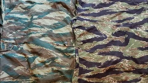 Vietnam Tiger Stripe And Greek Lizard Camouflage - YouTube