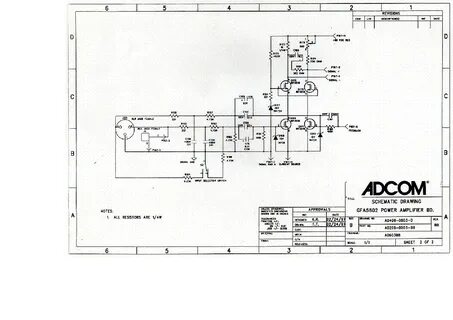 ADCOM GFA-5802 SCH Service Manual download, schematics, eepr