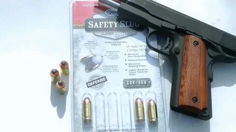 Glaser 45 ACP Silver Tip Gel Test - YouTube