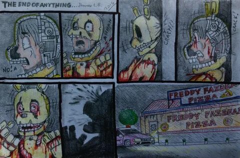 FNAF 3 Comic: THE END OF ANYTHING (Next Parts) -- SammfeatBl