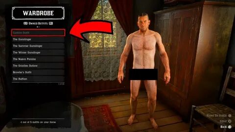 Red Dead Redemption 2 Mod: Naked Arthur (RDR2 Modded Outfits