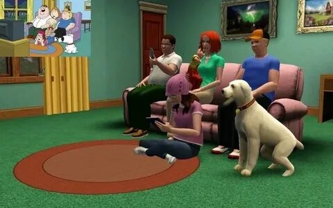 Reddit User Recreates The House From "Family Guy" In "Sims 3