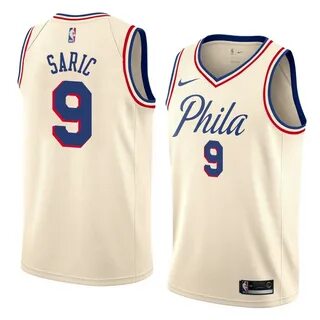 Nike NBA Philadelphia 76ers #9 Dario Saric Jersey 2017 18 Ne