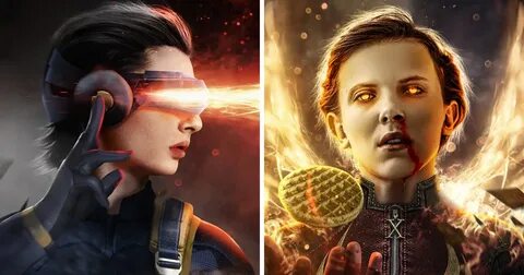 Stranger Things Characters Transformed Into X-Men Bored Pand