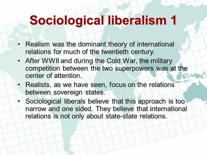 Liberal international relations theory - ppt video online do