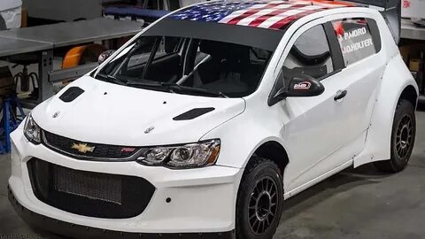 This Tiny Chevy Sonic Rally Car Is Packing A 6.2-Liter LS3 V