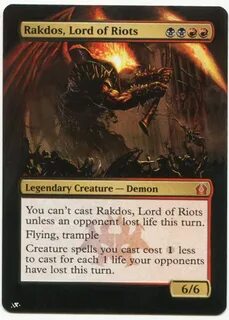 lovebraj.com ***Custom Commander Deck*** Rakdos EDH Mtg Magi