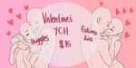 Valentines Couple YCH CLOSED by Valaaki Valentines couple, A
