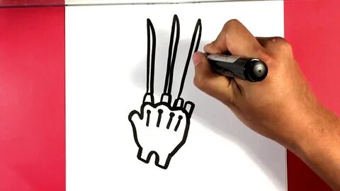 How to Draw Freddy Krueger Glove - Nightmare on Elm Street -