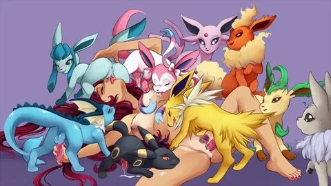 🔞 Eeveelution pile WitchOfAvalon Anime Хентай Truyen-Hentai.